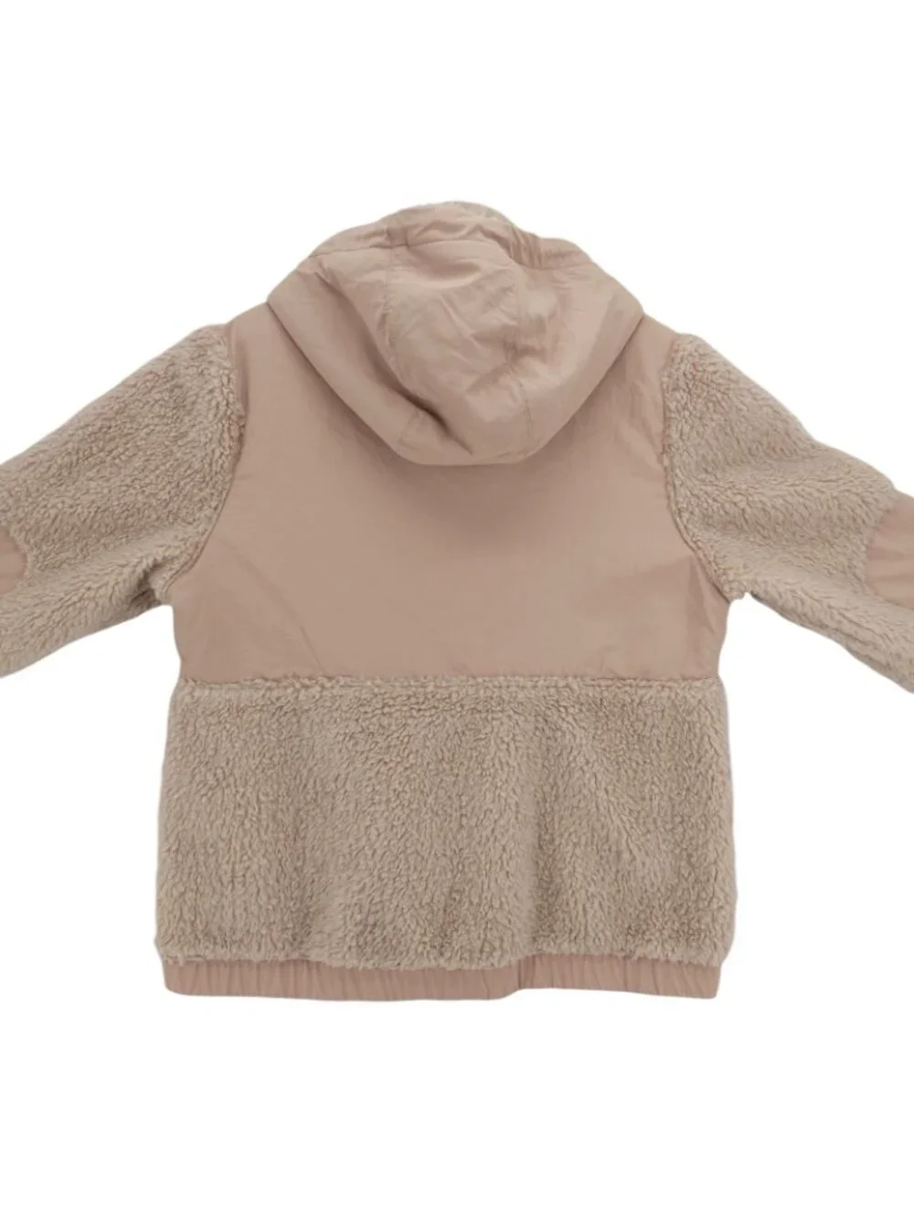 PATAGONIA Women's Shelled Retro-X Pullover Hooded Sherpa Jacket STPE Beige SMALL - Picture 4 of 8